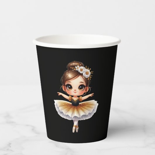 Cute Ballerina 紙コップ (正面)