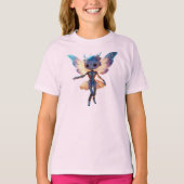 Cute Ballerina Dancing Robot Pixie Tシャツ (正面)