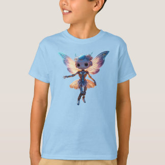 Cute Ballerina Dancing Robot Pixie Tシャツ