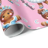 cute ballerina gingerbread girl  ラッピングペーパー (ロールコーナー)