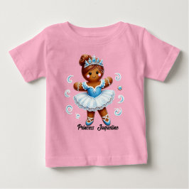 cute ballerina gingerbread girl T-Shirt ベビーTシャツ