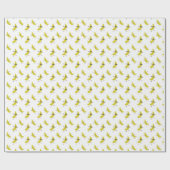 Cute Banana Kawaii Birthday Kids Summer ラッピングペーパー (フラット)