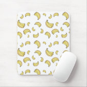 Cute Banana Pattern | Hand Drawn Banana Aesthetic  マウスパッド (マウス)