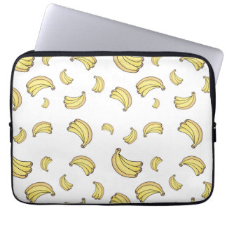 Cute Banana Pattern | Hand Drawn Banana Aesthetic  ラップトップスリーブ
