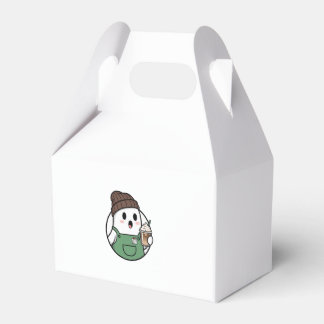 Cute Barista Character Coffee Lover Party Favor Bo フェイバーボックス