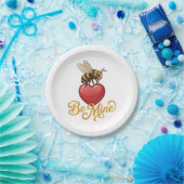 Cute Be Mine Honeycomb  ペーパープレート (パーティー)