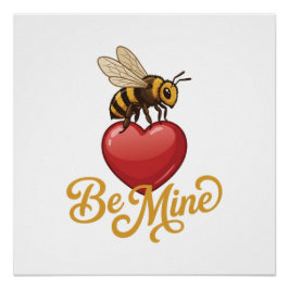 Cute Be Mine Honeycomb  ポスター
