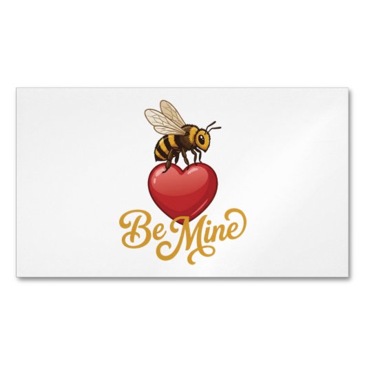 Cute Be Mine Honeycomb  マグネット名刺 (正面)