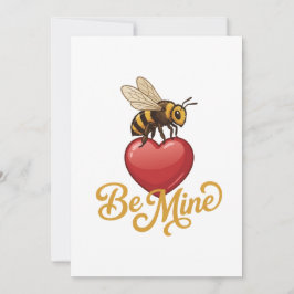 Cute Be Mine Honeycomb  招待状