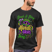 Cute Beads & Bling It's A Mardi Gras Thing Mask Be Tシャツ (正面)