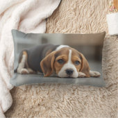 Cute Beagle ランバークッション (ブランケット)