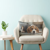 Cute Beagle ランバークッション (椅子)