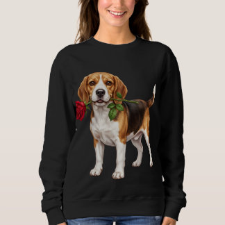 ‏Cute Beagle Dog スウェットシャツ