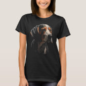Cute Beagle Face For Beagle Tシャツ (正面)