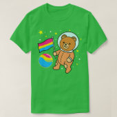 Cute Bear Astronaut Pan Pride Premium538 Tシャツ (デザイン正面)