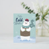 Cute  Bear Calendar 2025 ポストカード (スタンド正面)