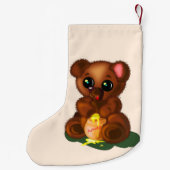 Cute Bear Christmas Stockings スモールクリスマスストッキング (裏面)
