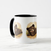 Cute Bear Coffee Mug – Adorable Baby Bear マグカップ (正面左)