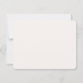 Cute Bear Crown Baby Boy Nursery Note Card 招待状 (裏面)