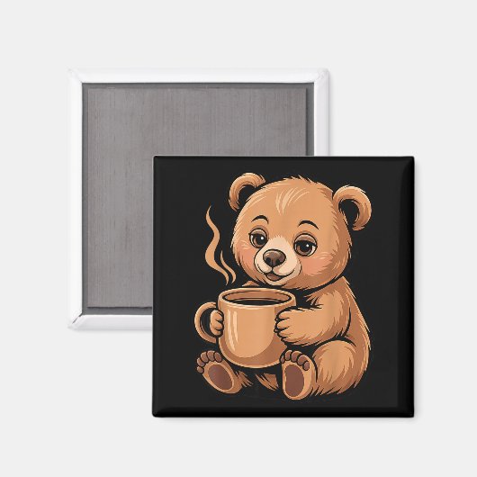 Cute Bear Design For Bear Lover And Bear  マグネット (正面/裏面)