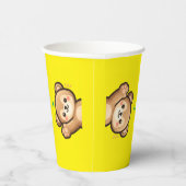 Cute Bear Hi Paper Cups | Kawaii Party Cups 紙コップ (右)