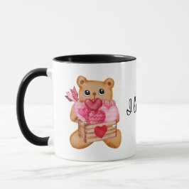 Cute bear in love full of love マグカップ