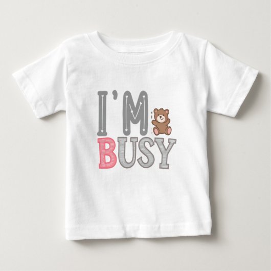 Cute Bear Kids T-Shirt ベビーTシャツ (正面)