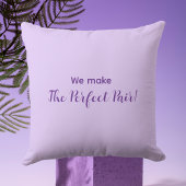 Cute Bear Mittens Personalized Lovers Throw Pillow クッション