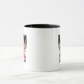 Cute bear-mom Text Illustration マグカップ (中央)