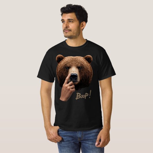Cute Bear Nose Boop Tee – Boop! Tシャツ (正面フル)