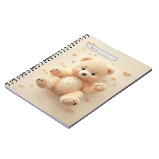 Cute Bear Pastel Notebook ノートブック (左側)
