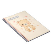 Cute Bear Pastel Notebook ノートブック (右側)