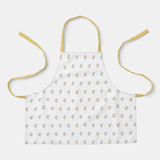 Cute Bear Pattern Apron エプロン (正面)