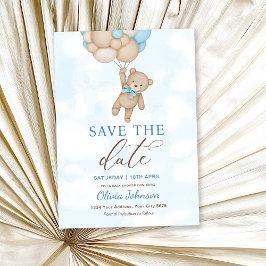 Cute Bear Save the Date 招待状
