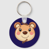 Cute Bear Smile キーホルダー (正面)