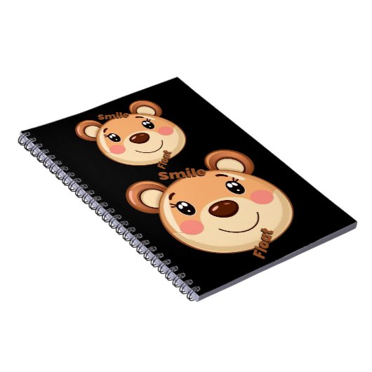 Cute Bear Smile ノートブック (右側)