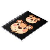 Cute Bear Smile ノートブック (左側)