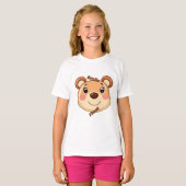 Cute Bear Smile Tシャツ (正面フル)