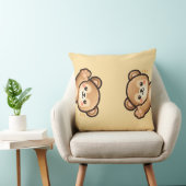 Cute Bear Throw Pillow | Kawaii Home Decor Cushion クッション (椅子)