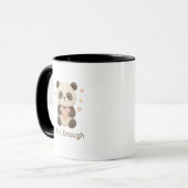 Cute Bear with Pink Heart — I Am Enough mug マグカップ (正面左)
