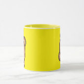 Cute Bear Yellow Mug | Kawaii Coffee Cup マグカップ (中央)