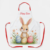Cute Beautiful Easter Bunny Popular Collection エプロン (正面)