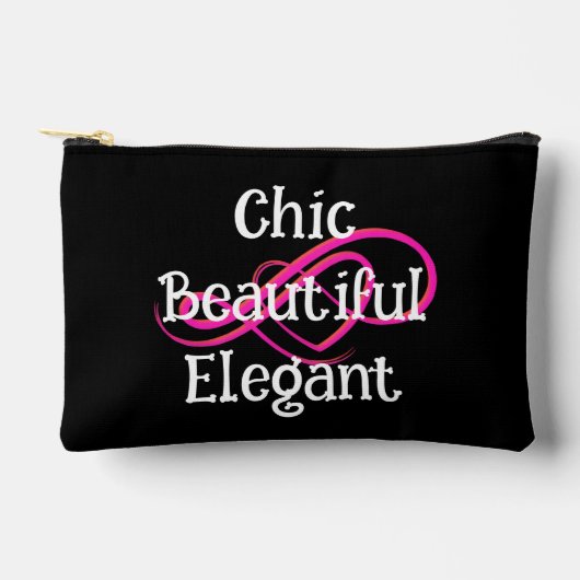 Cute, Beautiful, Elegant Small アクセサリーポーチ (正面)