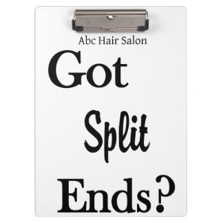 Cute Beauty Salon Barbershop Clipboard  クリップボード