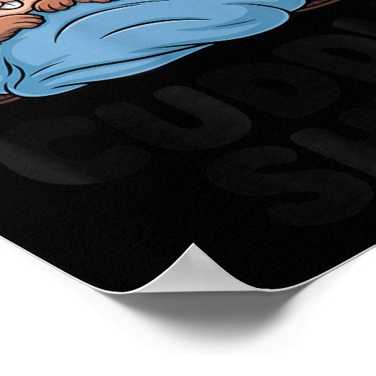 Cute Beaver Couple This Is Our Cuddle  ポスター (角)