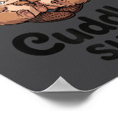 Cute Beavers This Is My Cuddle  ポスター (角)