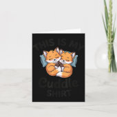 Cute Bee Couple Snuggle Cuddle  カード (正面)