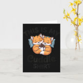 Cute Bee Couple Snuggle Cuddle カード (黄色い花)