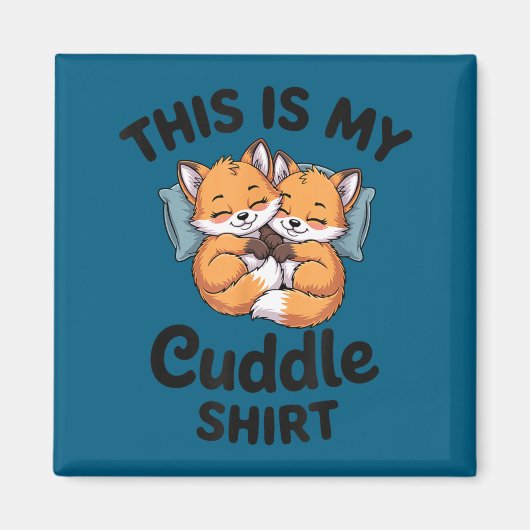 Cute Bee Couple Snuggle Cuddle  マグネット (正面)