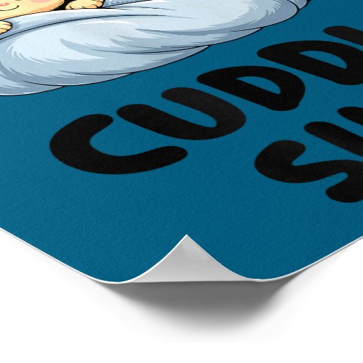 Cute Bee Lovers This Is Our Cuddle  ポスター (角)